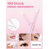 Pack of 302 Disposable Eyelash Brushes, Eyelash Brushes for Eyelash