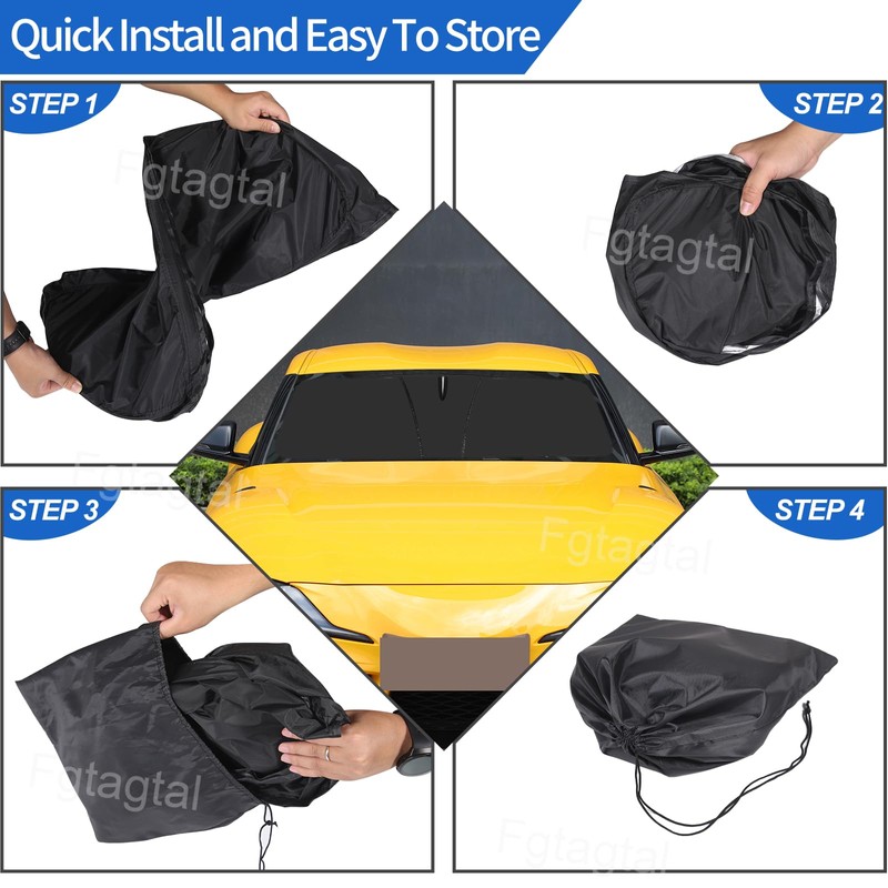 Windshield Sunshade Fit for Toyota Supra GR A90 A91 MK5
