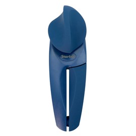 Starfrit MightiCan Can Opener - Safe - Holds Lid and Leaves No Sharp Edges on Lid - 3 Year Warranty - Comfort Grip - Heavy Duty Non-Slip Knob - Blue