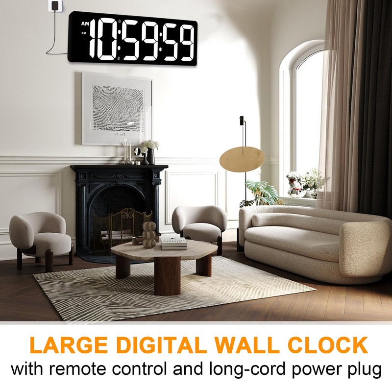 TXL 17.2" Large Digital Timer Clock, Countdown Timer for Classroom