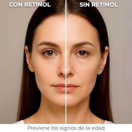CLEOSKIN Kit Da y Noche Crema cido Hialurnico  Crema Retinol 0.3 - Tratamiento Antiedad 24h Hidratacin y Renovacin Celular, 2 x 50ml                  