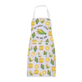 BNQL Corn Apron With Pockets Corn Lover Gifts Farmer Gifts Farm Farmer Apron Agriculturist Vegan Kitchen Apron