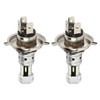 2 Pcs 100W H4 LED Motorcycle Headlight Bulb 360 Degree