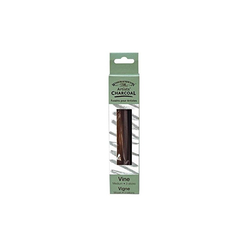 Winsor & Newton Artist Vine - Varillas de carbón (tamaño