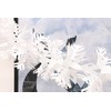 Toyland® 6.8ft (2.1m) White Festive Snowflake Garland - Christmas &