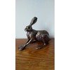 Frith Sculpture CROUCHING HARE by Paul Jenkins in cold cast