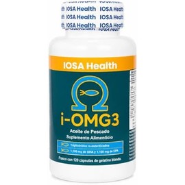 Omega 3 Premium de Pescado, 120 Cápsulas Blandas  1100mg DHAEPA por porción  Purificado 5 Veces  Alta Biodisponibilidad 90  Apoya Ojo Seco y Salud