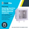 Holdrite 3/4 Inch MHT Washing Machine Outlet Box with Water