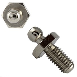 Loxx® Pack of 10 Lower Part Screws with Metric Thread M5 x 10 mm Nickel-Plated