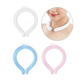 Wearable PCM Cooling Ice Neckband Scarf Neck Warmer White (FL2nd Gen) 2ea