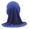 Modest Beauty Girls Hijab Muslim Kids Scarf Headwear Solid Color