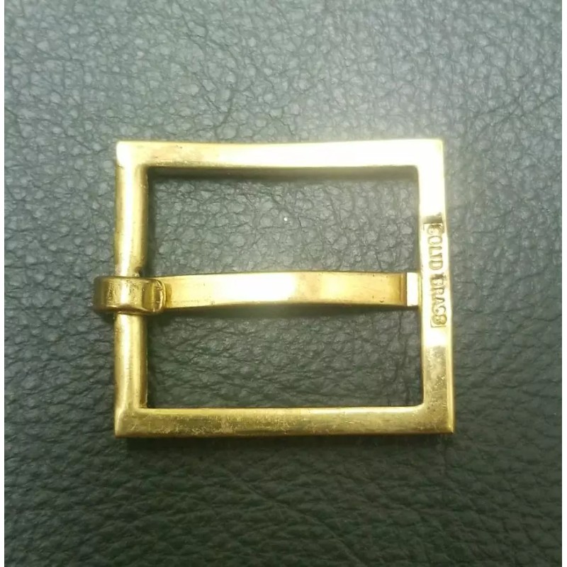 Buckle 1" 25mm Solid Brass Square Belt Buckle
