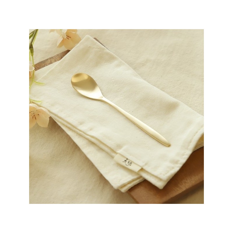 Brass Scent Bangjja Yugi Teaspoon and Teafork Set / 놋향