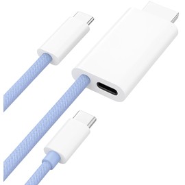 Tek Styz PRO USB-C HDMI 8K Compatible with NUU X7/X7 Plus/N10/N20/N30/A15/A23 Plus/A25/B10/B15 +100W Power Pass Through Braided Cable / 60 and 30Hz Support/Thunderbolt 3/4