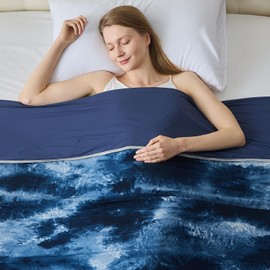 Cushious Cooling Blanket for Hot Sleepers Throw Size 50"x70", Summer Ice Cold Blanket Absorbs Heat to Keep Body Cool for Night Sweats, Lightweight Breathable Cold Blankets for Sleeping Bed & Sofa
