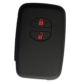 ZIAN Toyota Prius 30 Series Prius α Aqua 86 Vitz Corolla Smart Key Case Key Holder (MY-FT2J) (Black 2), black (2)
