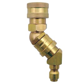 Wand Wizard Adjustable Pressure Washer Attachment Nozzle - Rotating Adjustable High Pressure Spray Tip - 1/4"