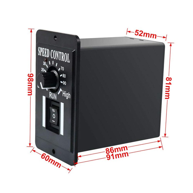 Acxico 1Pcs 12V 24V 36V 48V PWM DC Motor Speed