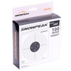 SnowPeak 14cm Card Airgun Single Bull Match Targets 100 Pack