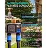 Programmable Sprinkler Hose Timer, Irrigation Timer with 2 Brass Inlet