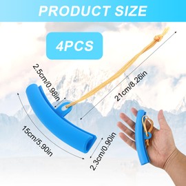 Set of 4 Wheel Rim Edge Protection Set Universal Rim Protector Rims Repair Kit for All Common Mounting Irons Car Motorcycle Quad Robust Scratches & Dents 15 cm Protection Length