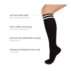 Reer Cotton Funny Maternity Dark Mommyline Support Stockings 35-38 Black