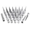 M14x2.0 Wheel Spike Lug Nuts & Cone/Conical Bulge Seat kit，Compatible