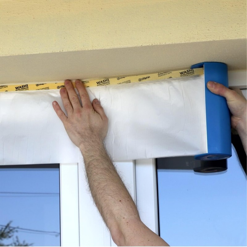 Painter Professional Masking Film with Washi Tape 140 cm x