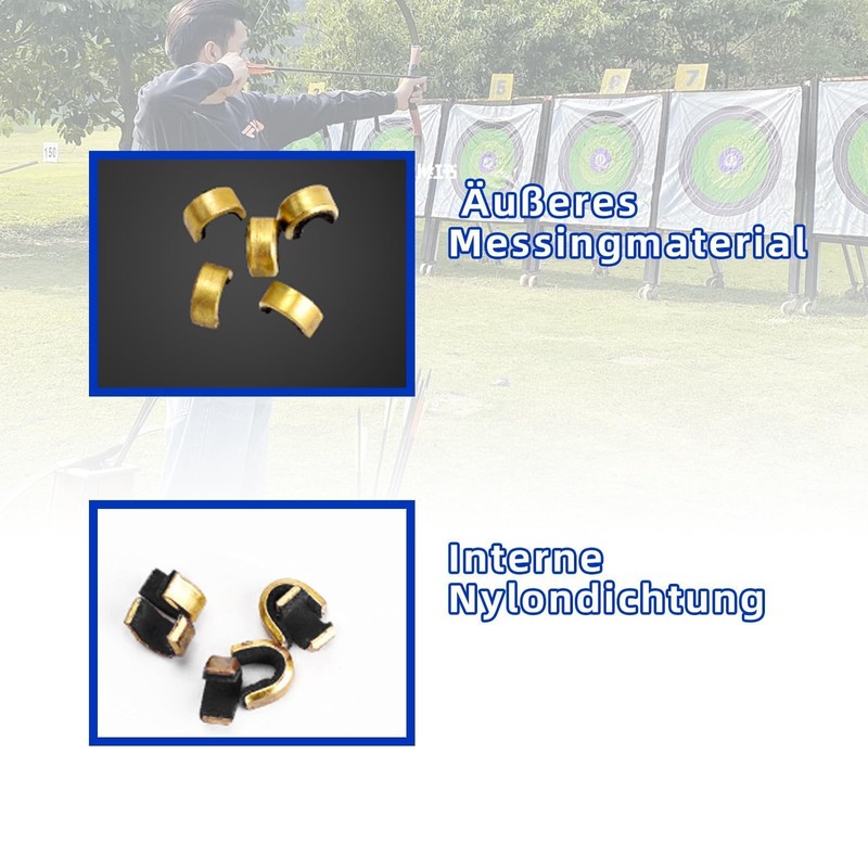 IUSOT Pack of 20 Nock Points, Archery Accessories, Bowstring Nock