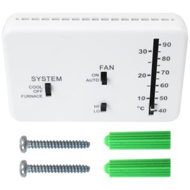 3106995.032 RV Analog Thermostat Replacement for Dometic (Cool Only/Furnace) Controls The Heating and Cooling Systems by GruDawu Update