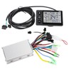 Brushless Controller, Plastic + LCD + Metal Rainproof Durable Silent