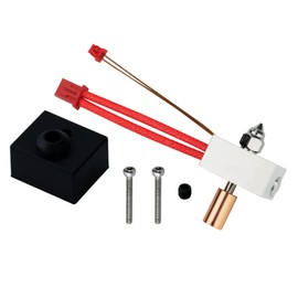 Sprite Extruder Pro Upgrade 300 ℃ Boquilla de bloque de calentador de cobre bimetal de alta temperatura, sensor de calentador para Ender 3 S1, CR10 Smart Pro, impresora 3D Sermoon V1 (kit de actualización)