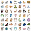 Cute Animals Stickers 100pcs,Aesthetic Decoration Water Bottles Vinyl Stickers for