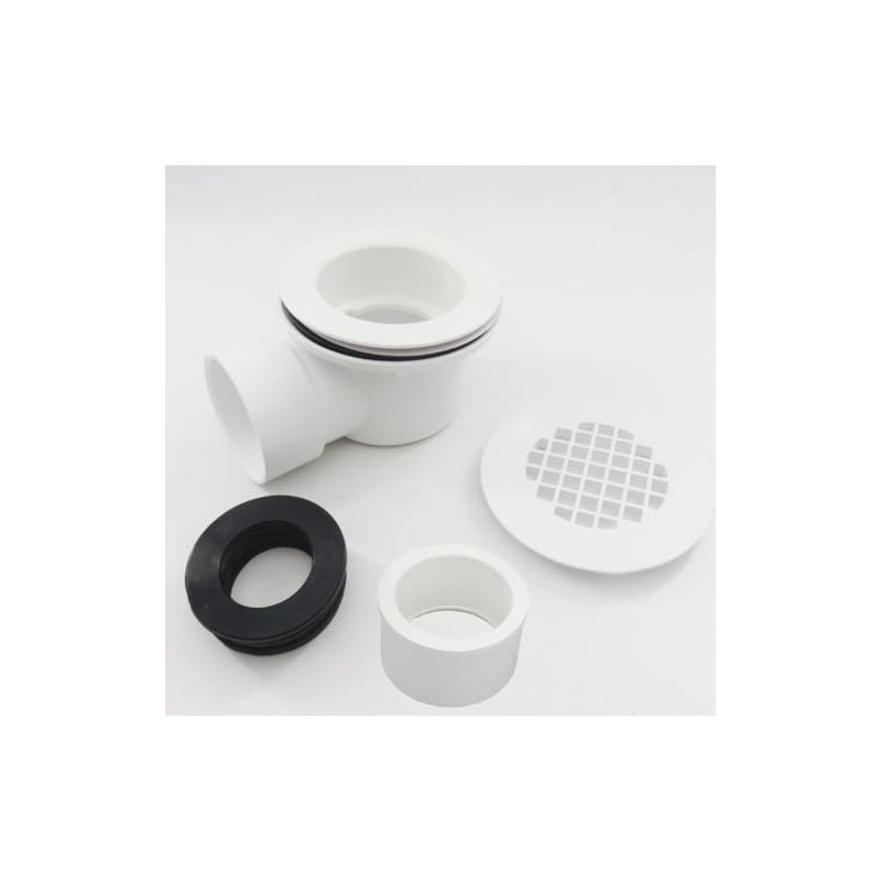 Low Profile Shower Drain Kit for 2” Side Outlet Shower