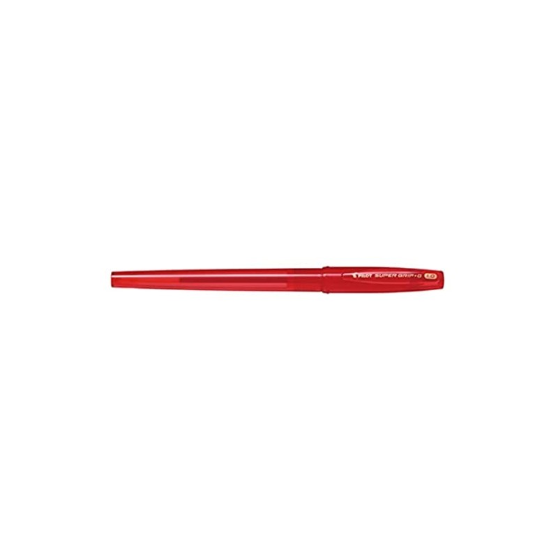 Pilot BSGC-10M-RR Oil Based Ballpoint Pen, Super Grip G, Cap