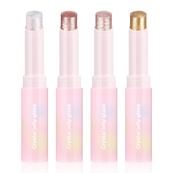 Crystal Hydrating Jelly Stick Eyeshadow Stick, Glitter Makeup Jelly Shimmer