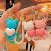 UOPR Songje Carry On Your Back, Key Chain, Heart Bear