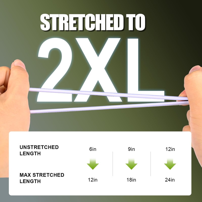 Versatile Windproof Bungee Cord Durability Tie Down Cords UV Resistant