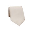 The Tie Co™ Men's Wide 7.5cm Plain Satin Tie (Champagne)