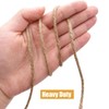Leecogo - Cordel de yute de 3 mm, 328 pies,