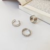 Yheakne Boho Rings Set Stackable Knuckle Rings Hollow Band Rings