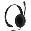 Telephone Headset Noise Cancelling Clear Chat USB Plug Computer Headphone