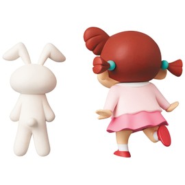 UDF Ultra Detailed Figure No. 675 Crayon Shin-chan Series 4, Nene-chan and Rabbit, Total Height Approx. 2.4 inches (60 mm), Painted, Finished Figure