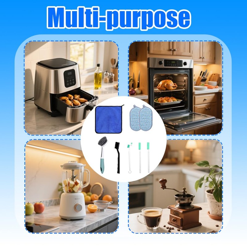 Air Fryer Cleaning Tools Set, Airfryer Cleaner Brush, Air Fryer