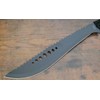 Tattva Tactical 21” Machete Black Medium Size Sawback Full Tang