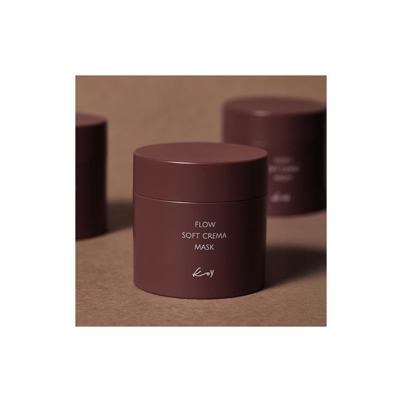 KOY フローソフトクレママスク – クリームたっぷりの潤いケア、肌をやさしく包み込む韓国発フェイスマスク、ウィッシュオフマスク 70ml