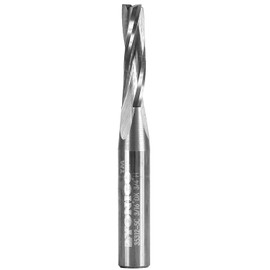 Yonico - Fresa de hélice lenta CNC de 3 flautas de carburo sólido de 3/16 pulgadas de diámetro Vástago de 1/4 pulgada 35312-SC