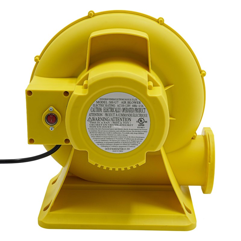 750W Bounce House Blower, Commercial Inflatable Bouncer Blower, Air Blower