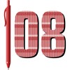108 Pack Red Pens - Bulk Pens 1.0mm Medium Point