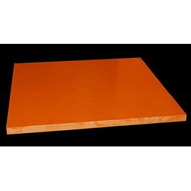 CynKen 1 Piece 6x300x300mm Red Bakelite Phenolic Resin Flat Plate Sheet PCB